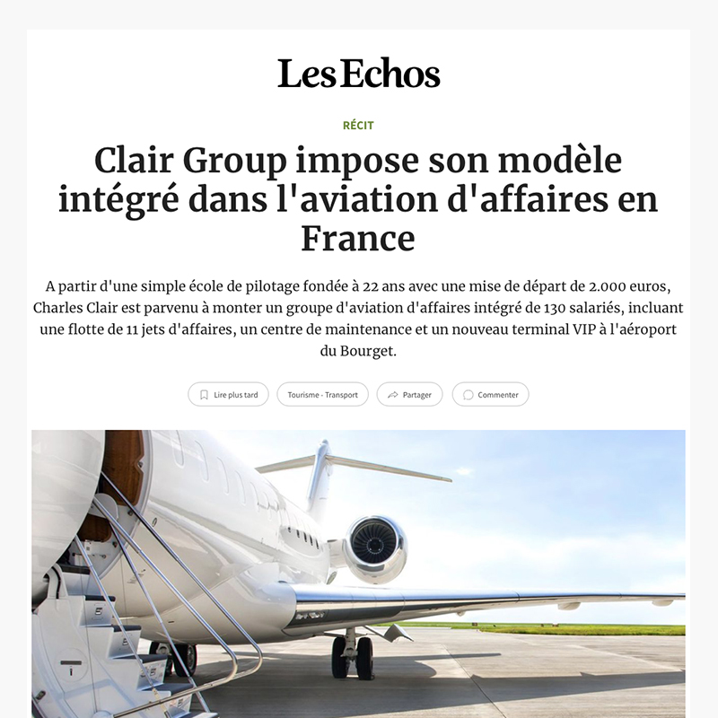 Clair Group impose son modèle intégré dans l’aviation d’affaires en France