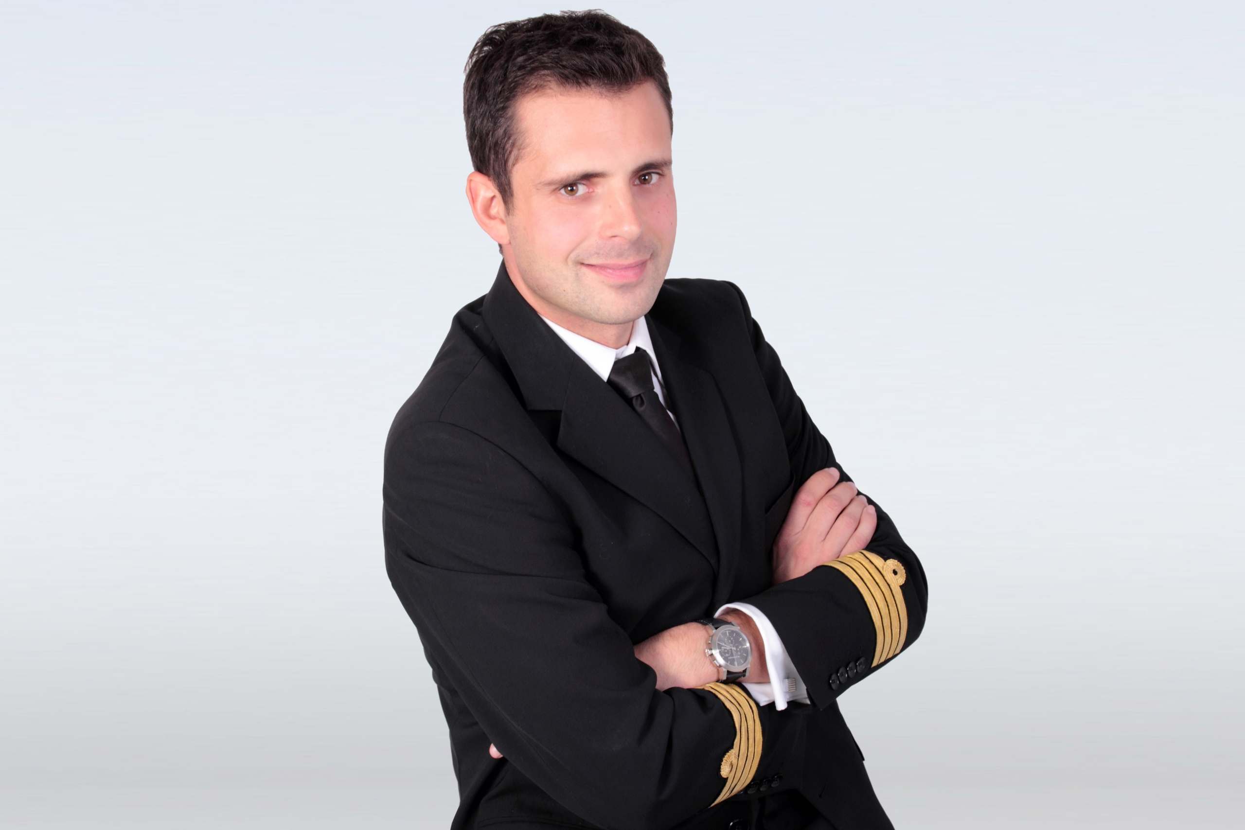 Charles Clair, pilote et fondateur de Clair Group, groupe aéronautique français