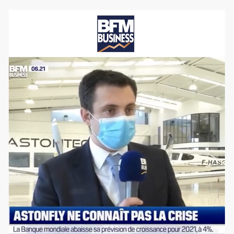 Astonfly ne connait pas la crise dans BFM Business